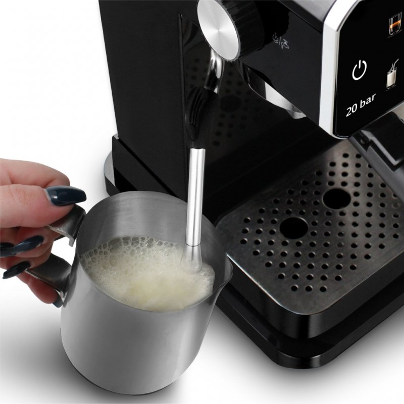 Espressor automat cu râșniță 2 în 1 Rohnson R98060,1350W, cafea boabe, putere macinare 20W,0.9L, pompa ULKA 20bar,tactil ,75dB, sistem ERP